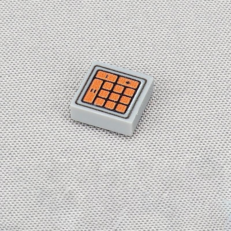 

MOC 10PCS Printed 3070 Black Red Calculator Digital Pattern Construction Block 3070pb Vehicle Car Machine Toy Kids Birthday Gift Idea