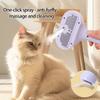 Portable Rechargeable Pet Hair Brush Gentle Soothing Steams Technology for Various Coat Type