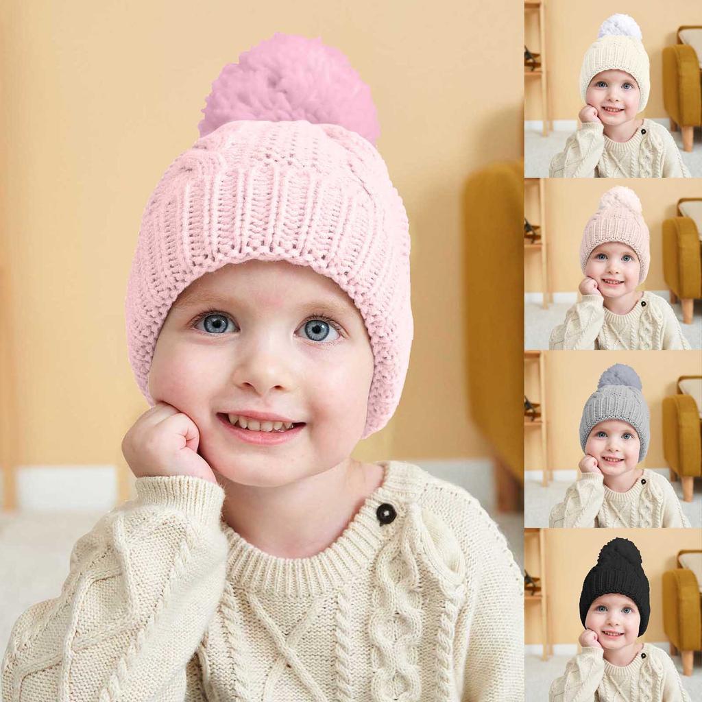 Buy Newborn Hats Big Bow Baby Cap Cotton Cute Hat Newborn Infant Boys Hats Textured Knit Caps 6M