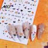 Halloween Manicure Accessories Nail Art Stickers, Cartoon Pumpkin Ghost Bat Decals for Stickers Decorations, Self-Adhesive Holiday Women