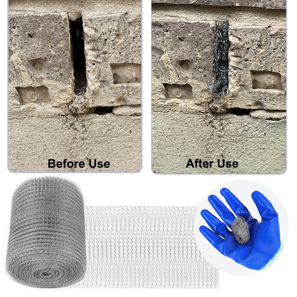 3 metry - 15 metrů výplň ze síťoviny, zarážka mezer z nerezové oceli, snadné použití, flexibilní a elastická látka, hardware, DIY sada