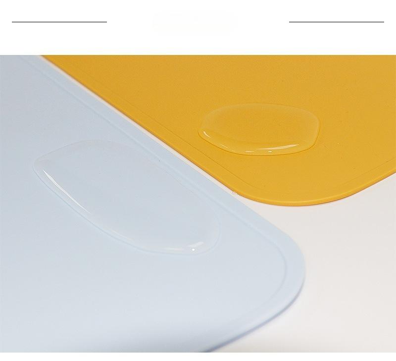 Silicone meal mat children's thick insulation and anti slip mat hotel home silicone cup mat Western style mat
