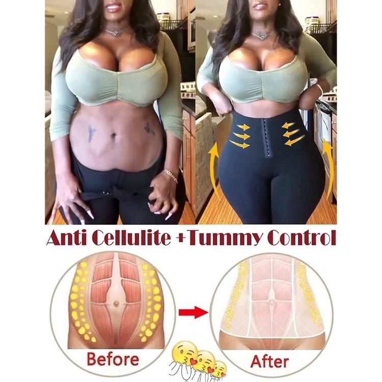 Damer Bantande Thermo Svettbyxor Magkontroll Träningsleggings Kroppsformare Träning Bastu Kompr Byxor