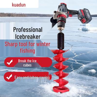 Taladro de Hielo de Litio de Alta Potencia para Pesca en Hielo de Invierno