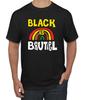 Black Is Beautiful Rainbow Black History Month Men Graphic T- Shirt