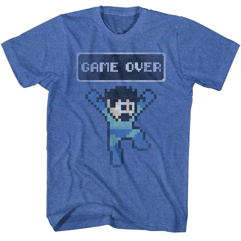 Mega Man - Game Over - Short Sleeve - Heather -  - Children s T-shirt 150