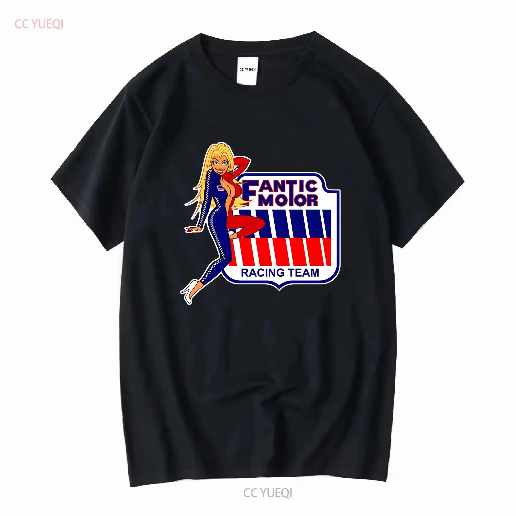 

New T Shirt Fantic Motor Logo Funny Size S To 5XL Long or Short Sleeves Vintage Washed Comfortable Fashion - Men s Summer Cot... S разноцветный