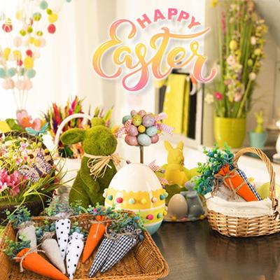 4pc Easter Carrot Doll Accessories, Desktop Decorations, Easter Gifts For Friends And Family