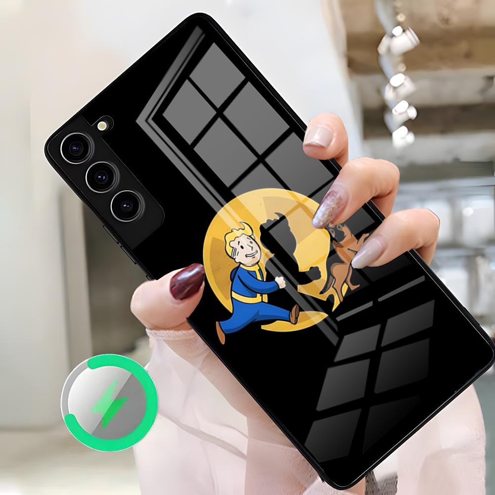 F-Fallouts Vault Phone Case For Samsung S26 Ultra S25 Edge S23 S22 S21 S20 Ultra Plus S24 Fe A25 Magnetic Glass Cover