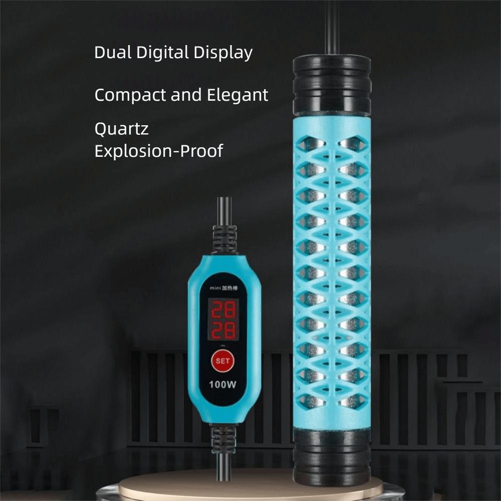 15-34°C Aquarienheizstab Einstellbares LCD-Display Tauchheizung für Aquarien Energiesparend Automatischer Heizstab für Schildkrötenbecken