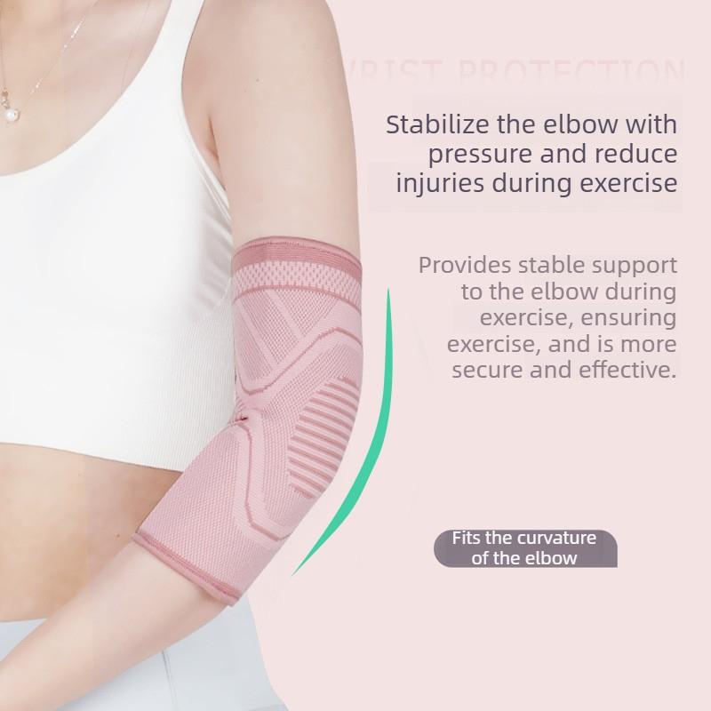 High Elastic Breathable Elbow Support Sleeve, Tennis Badminton Basketball Fitness Warm Arm Joint Protector