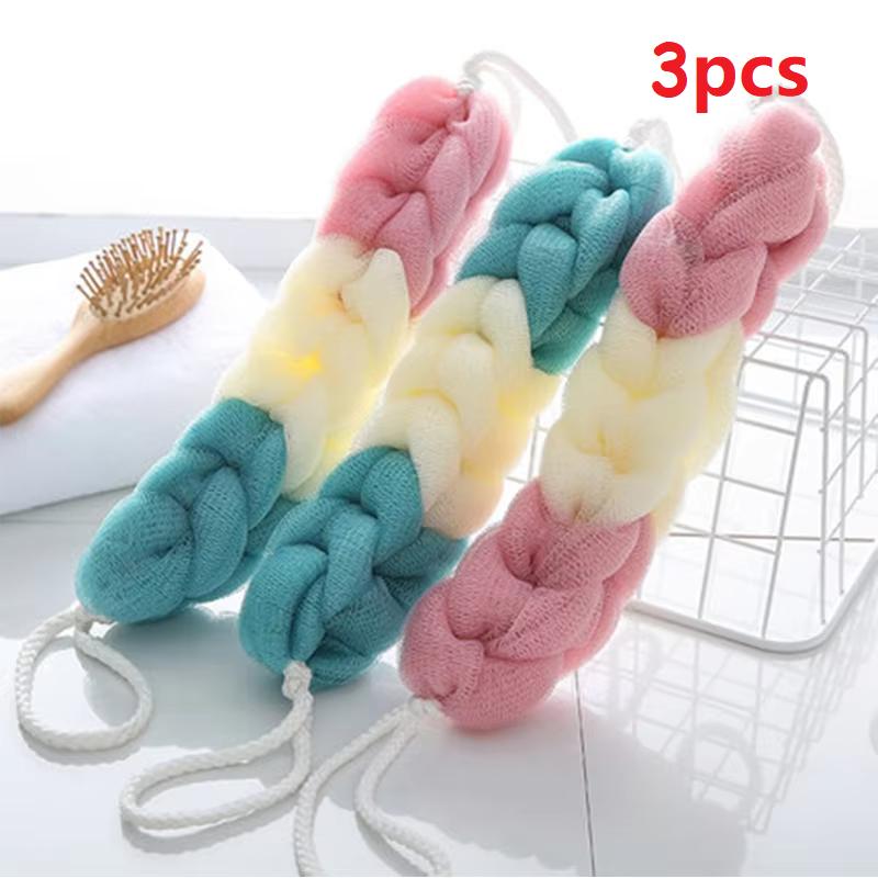 Colour Block Bath Balls Bath Strips Bath Towels Adult Back Rubbing Bath Towels Mud Rubbing Bath Towels Foam Mesh