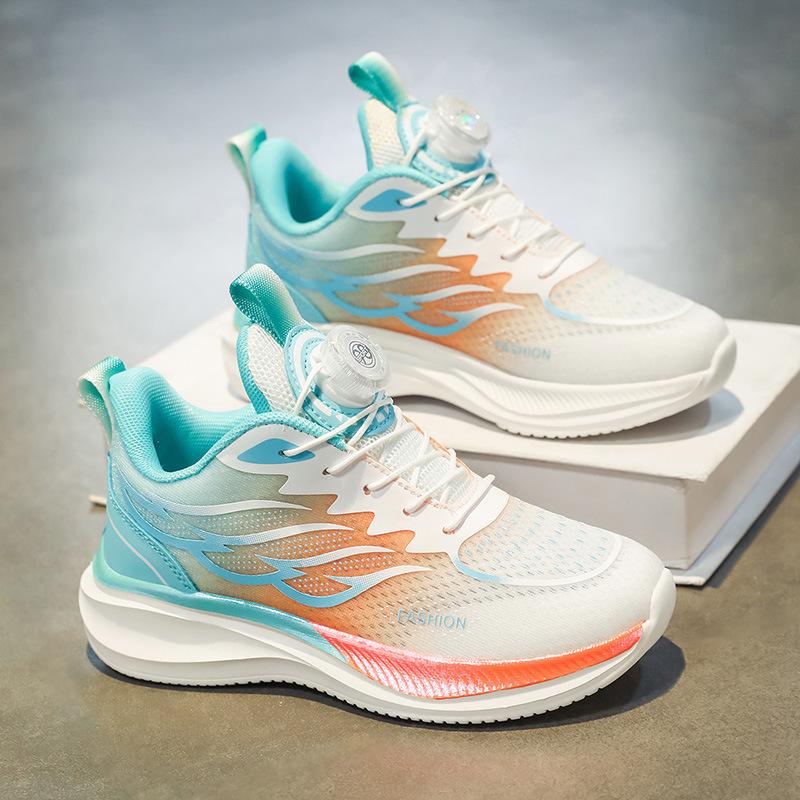 2025 New Sports Boy Summer Versatile Leisure Invisible Inner Height Increase Youth Thick-soled Shock Absorption Running Tide Shoes
