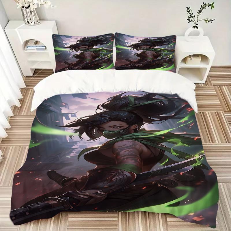 3pcs Akali Home Decor Bedding Set-Perfect for Any Room, Festive Gift, Traveler's Essential, Daily Use1202267a