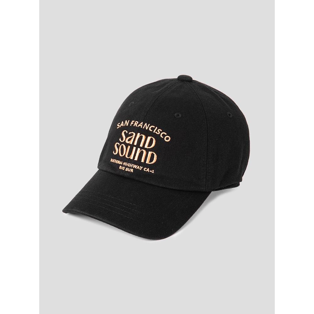 Saendeusaundeu San Francisco Logo Cap Black