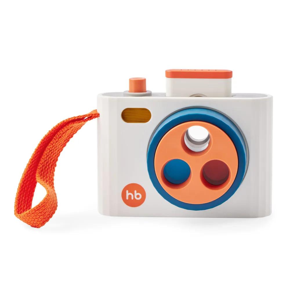 Детская имитационная камера с подсветкой, детская научная вращающаяся цветная камера, развивающая игрушка белый