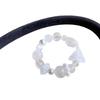 Natural White Ghost Double Pointed Triangular White Crystal with Irregular Shape Tiktok Hot Selling Bracelet