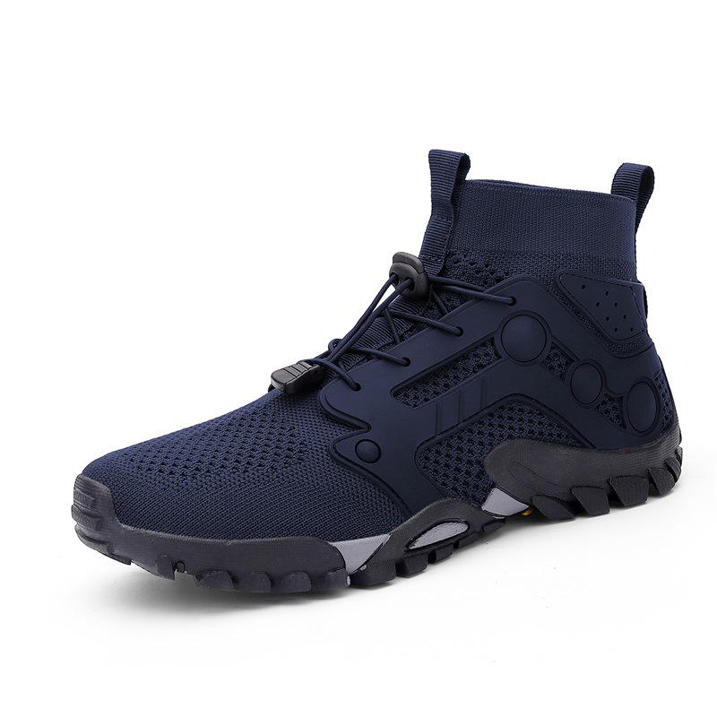 Men's Flyknit High-Top Hiking and River Tracing Shoes | Women's Amphibious Summer Style Outdoor Footwear