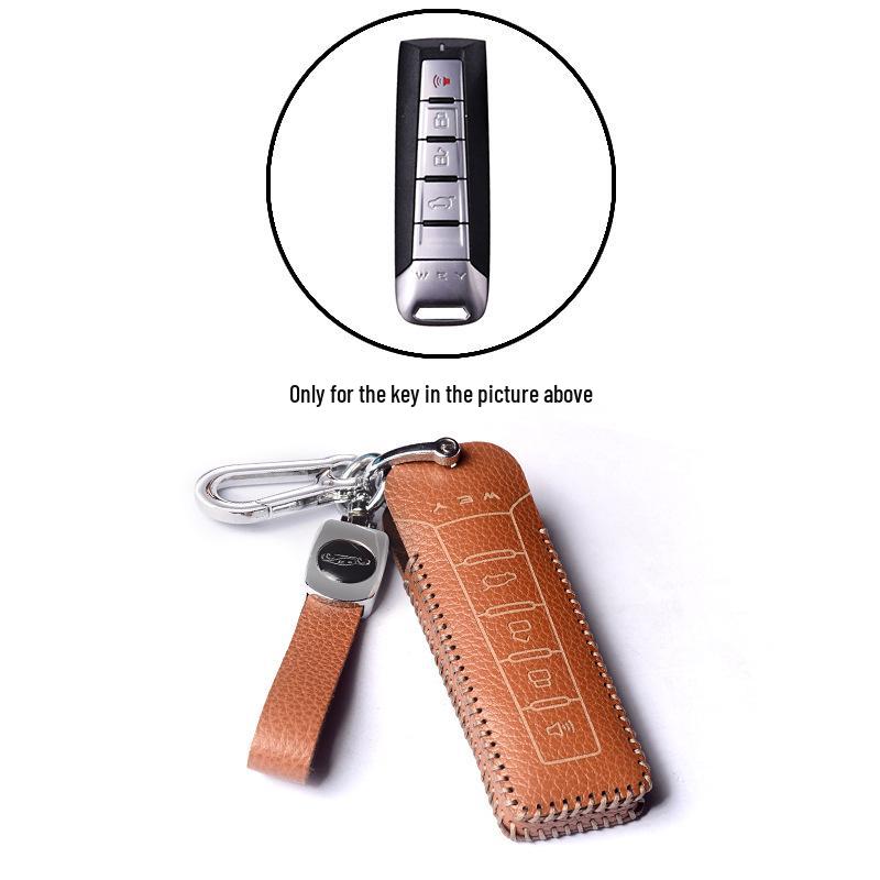 

Genuine Leather Protective Case for Great Wall Wey VV5, VV6, VV7 Smart Key