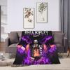 Rhea Ripley with Terrifier Art Blanket Warm Soft Pattern Plush Throw Blanket For Child Couch Chair Flannel Bedspread Bed Cover