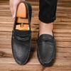 Fashion Leisure Business Men's Slip On Loafer Gentleman Minimalist Style Wedding Party Daily Office Comfortable Walking Leather Shoes