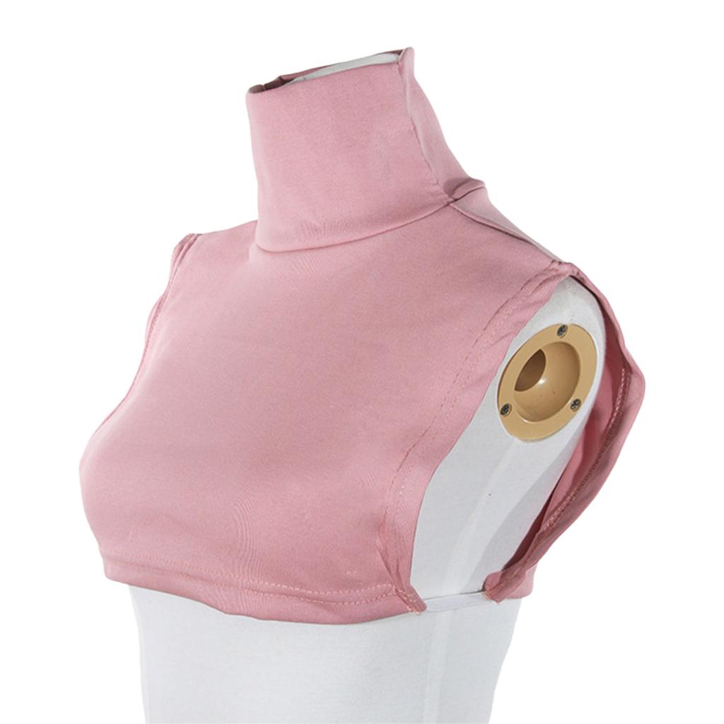Faux Turtleneck Detachable Collar Solid Color Striped Half Top Mock Blouse Collar for Women and Men Stylish Layering