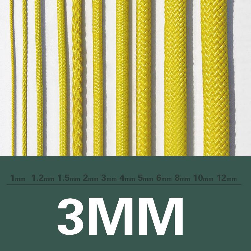 Aramid Fiber Fire Safety Rope: Flame Retardant, High-Temperature & Wear/Chemical Resistant, High-Strength, Free Shipping