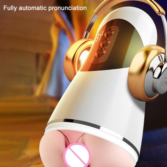 Electric Masturbation Cup Fully Automatic Men's Masturbation Sex Products Penis Training Device Toys
