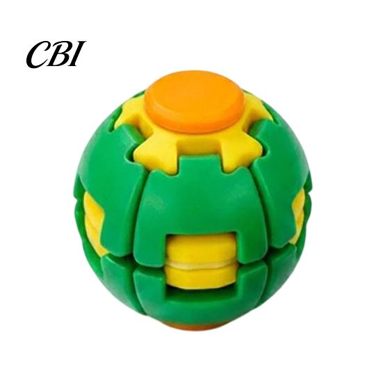 Office Stress Reducer 3D Printed Ball, Press & Rotating Finger Spinner, Decompression Ball Concentration Training Toy Toys, Portable Ergonomic Fidget