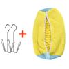 Shoe Washing Machine Bag With Shoes Drying Rack Set Durable Laundry Shoe Bag For Washer & Dryer Fluffy Fibers Washing Shoes Bag