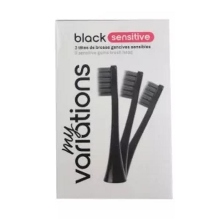 Têtes de Brosse à Dents Electrique - Mes Variations - Pack de 3 - Poils Ultra-Souples - Hypoallergénique