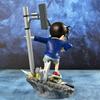 Anime Detektyw Conan Figurka Akcji LK 1/4 Conan na Rolkach Model Statua PVC Kolekcja Ozdoba na Biurko Zabawka Prezenty Urodzinowe