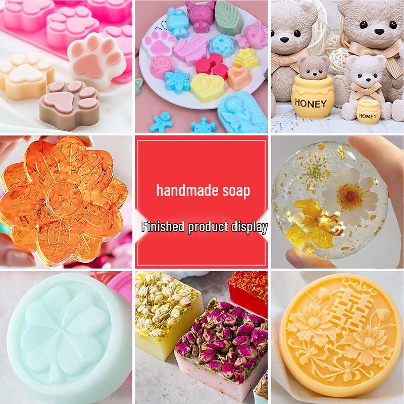 DIY Handmade Natural Plant Soap Base for Kids - Raw Materials for Making Breast Milk Soap