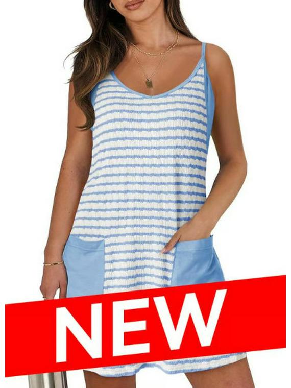 

2026 Summer Women s Printed Camisole Jumpsuit Romper M