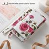 Integrated Phone Case Wallet and Case with Floral Design, Suitable for iPhone15, 15Pro, 15Pro Max, iPhone16, 16Pro, 16Pro Max