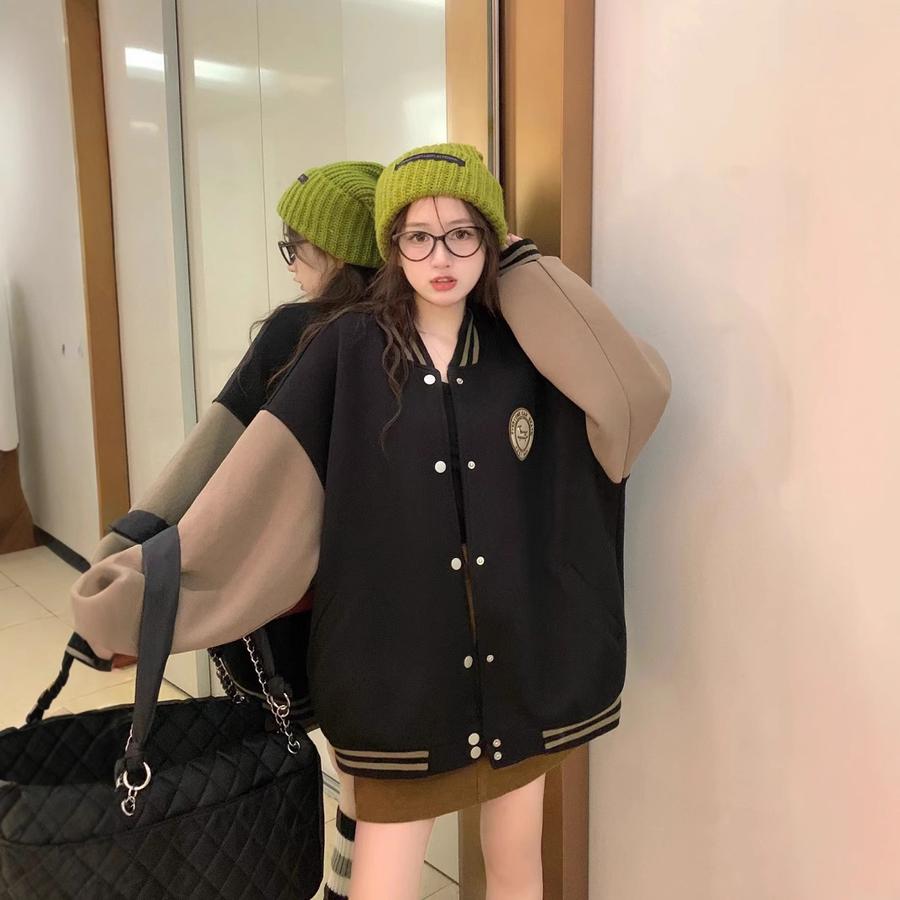 Oversized Loose Casual Cardigan Sweatshirt Fall/Spring Jacket for Women