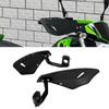 Dirt Bike Handguard Kit with Clamp On Handlebar Brackets, Vented Guard Pair, and Hand Cover for Trail Route Use
