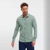 DeepSEA Slim Fit Long Sleeve Buttoned Cotton Shirt 2403012