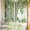 Whaline 6 Sheet Potted Plant Window Clings Hanging Vine Plant Eucalyptus Leaves Reble Window Decals for Home School Office Spring Summer Party