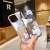 Mobile Phone Cases for iPhone 11 13 15 Pro Max 12 14 Pro Max Case iPhone 16 15 Plus 13 Pro 12 Mini 13 Mini Frosted Texture Painted Cartoon Flowers