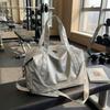 Borsa sportiva multifunzionale espandibile per fitness da viaggio, grande capacità, bagaglio per brevi viaggi d'affari, borsa portaoggetti con separazione per articoli asciutti e bagnati