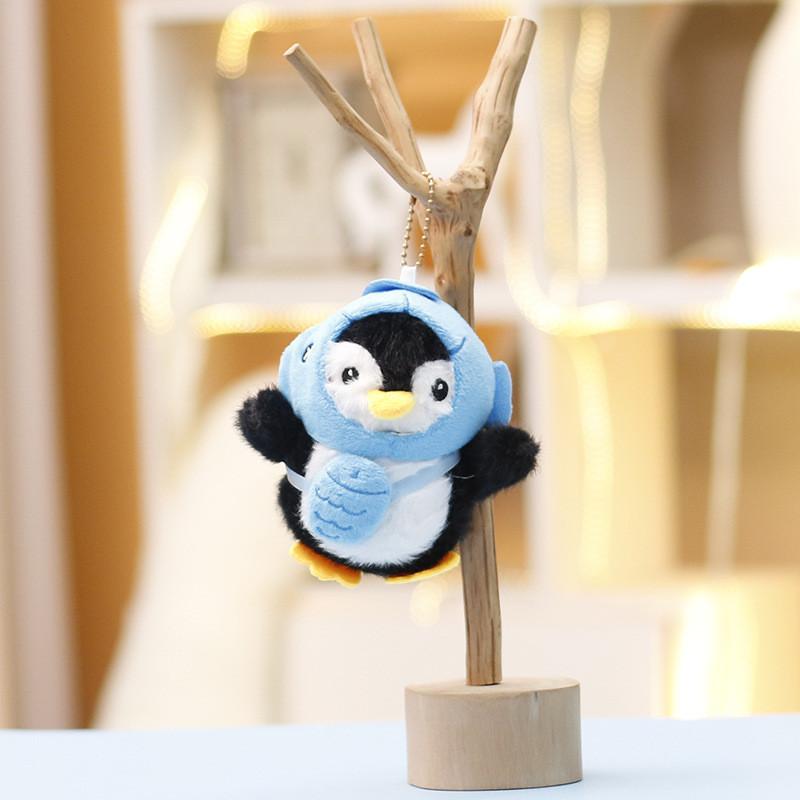 

Apple Pineapple Grape Penguin Plush Toy Keychain With Soft Short Plush For Girls Gift And Bag Decor Fish Hat