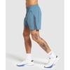 Gymshark Sport 7  Shorts Faded Blue Titanium Blue A3a1q Ucmz
