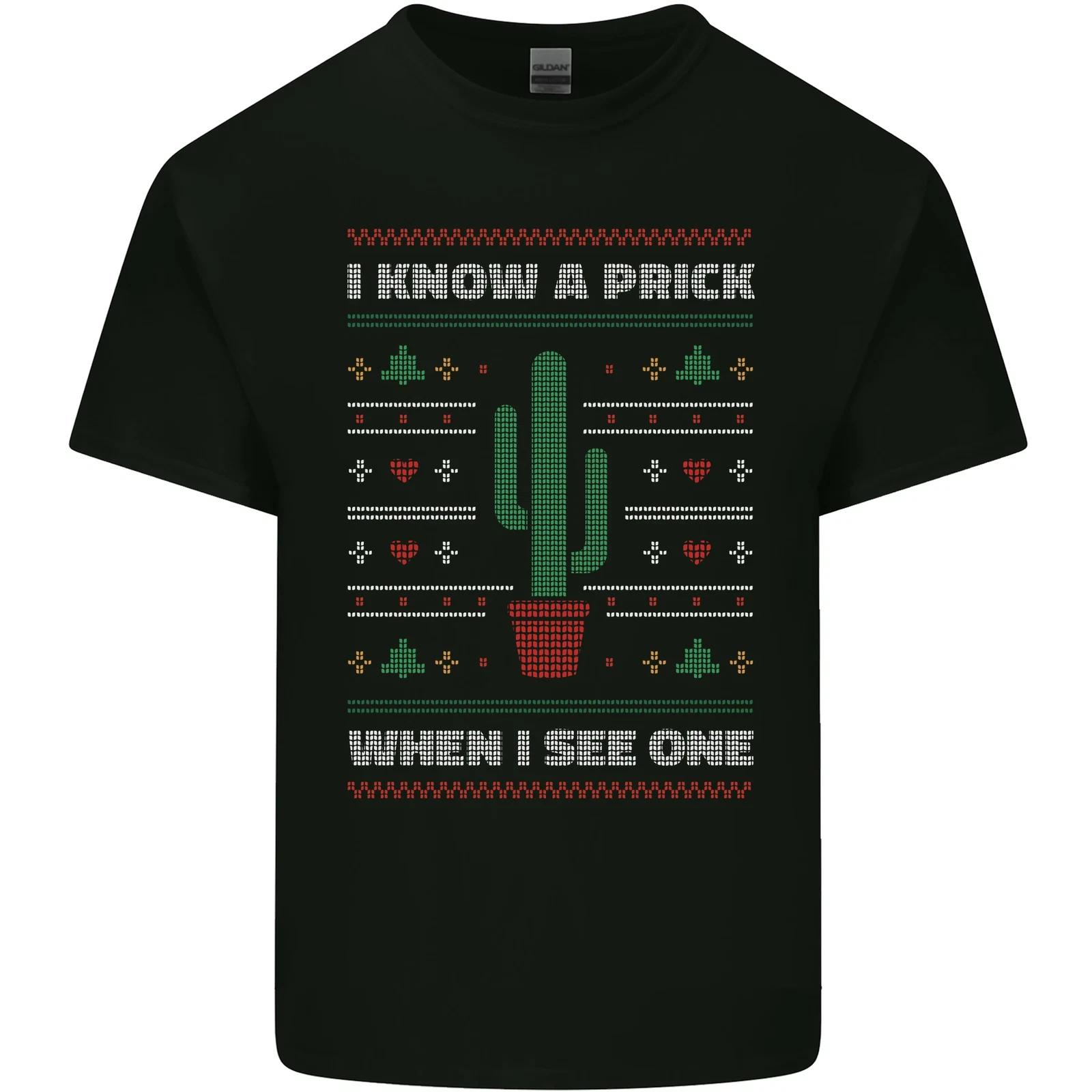 Funny Christmas Cactus Prick Kids T-Shirt Childrens 2XL