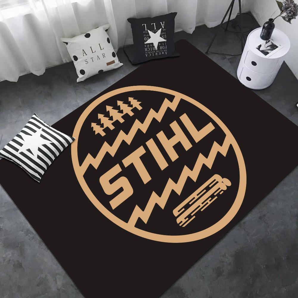 

Килимок придверний з логотипом Stihl, дитяча кімната, прикраса спальні, балконний протиковзкий килимок, побутові килими для вітальні 50x80cm