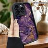 Phone Case: 2D Flat, Suitable for iPhone 18 17 16 15 14 13 Pro Protective Case, Agate Fluid, Perfect Christmas and Halloween Holiday Gift