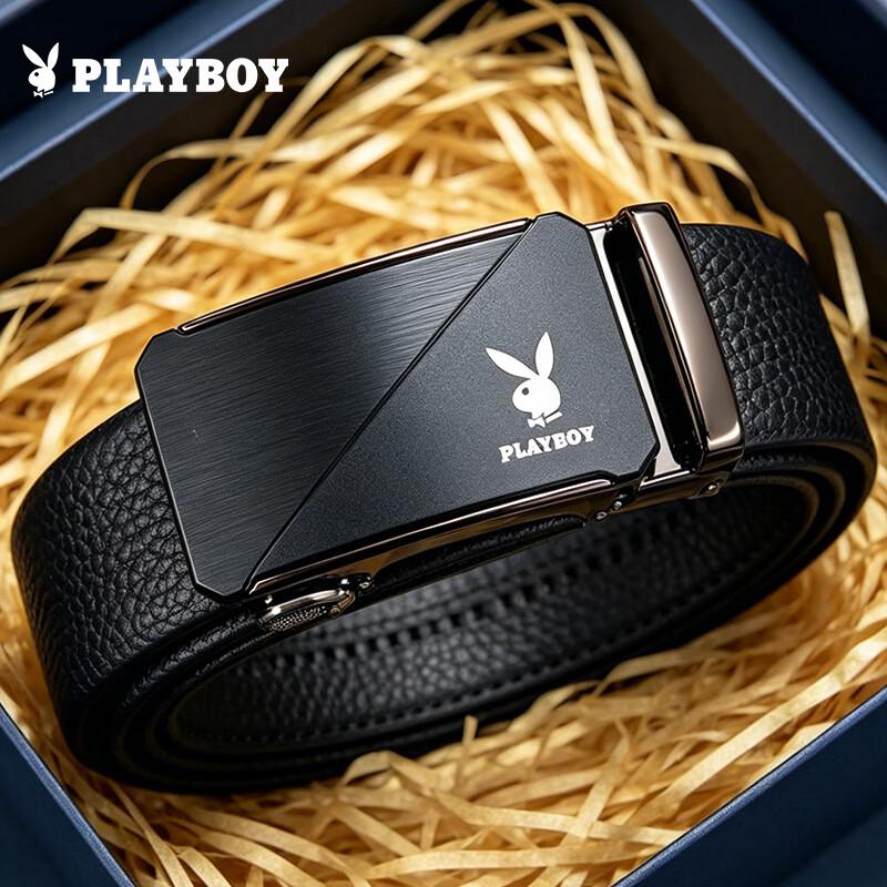 Playboy Men s Automatic Buckle Leather Belt