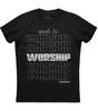 Made To Worship Shirt Vintage God Christian Religious New Cotton Black T-shirt