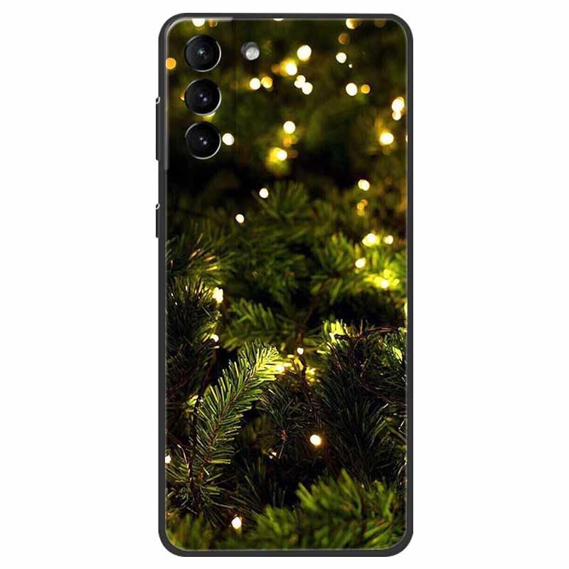 Christmas Case For Samsung S21 Plus Case S21 FE Silicone Soft TPU Cover for Samsung Galaxy S21 / S21 Ultra FE + 5G Case New Year