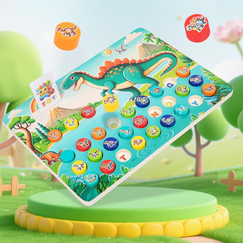 Dinosaur Alphabet Matching - Suitable For Children's Phonics Learning Letter Recognition And Early Reading Skill Development